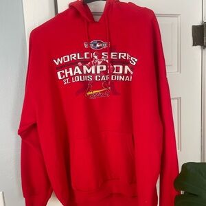 St. Louis Cardinals World Series Champion Red Hoodie